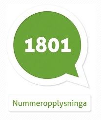 Nummeropplysning 1801