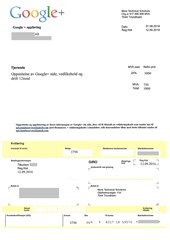 Tilbudsfakturaer merket med Google+ Tilbudsfakturaer merket med Google+