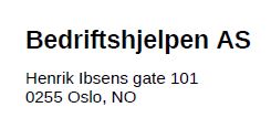 Bedriftshjelpen AS / Zarolea AS